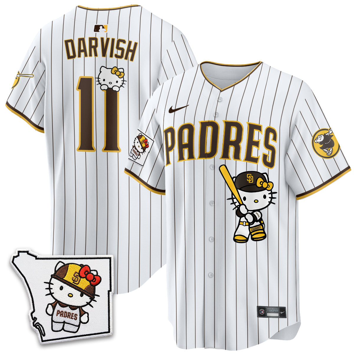 San Diego Padres x Meow KT Vapor Limited Jersey - Stitched V2