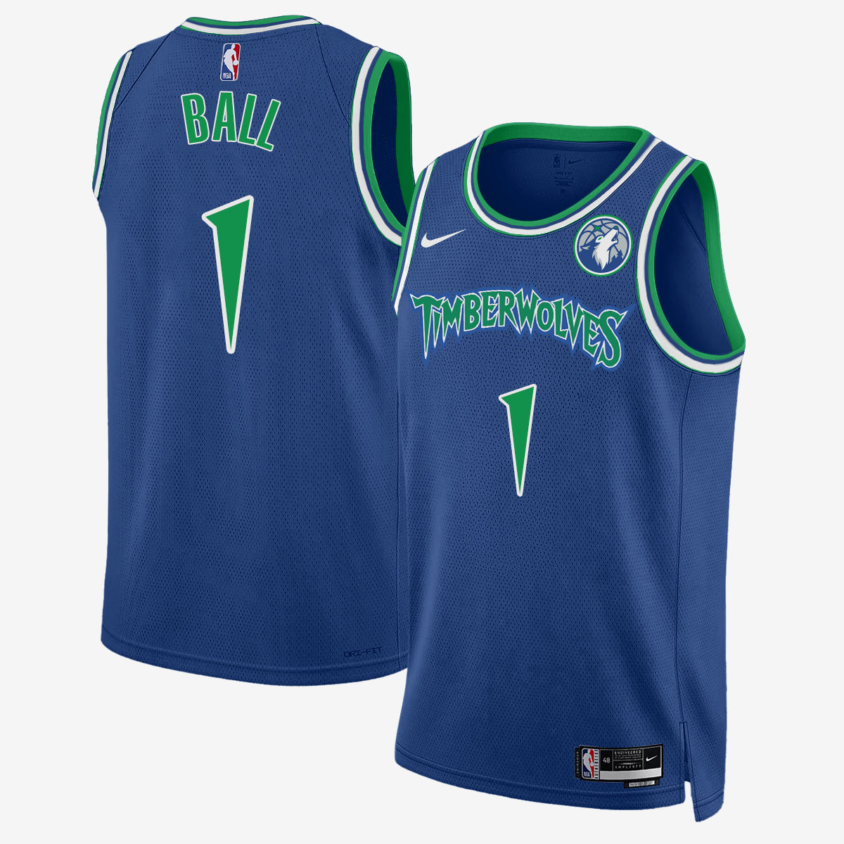 Minnesota Twins #1 of Minnesota LaMelo Ball Jersey - Stitched-Cuztomshoes