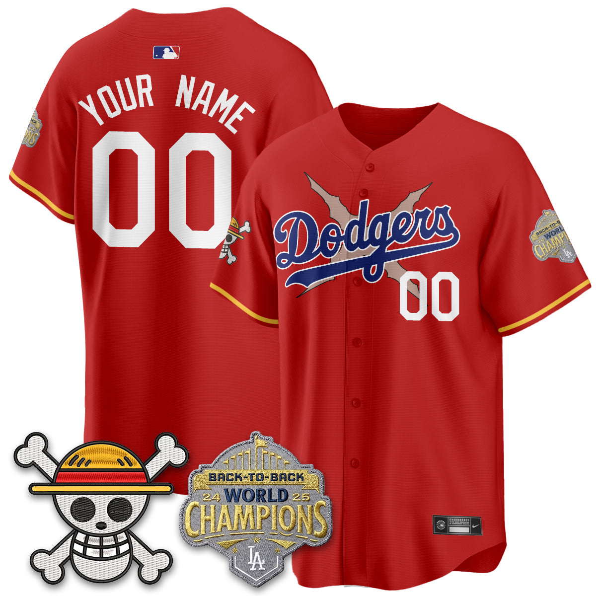 Los Angeles Dodgers x OP Vapor Custom Jersey -Stitched V2