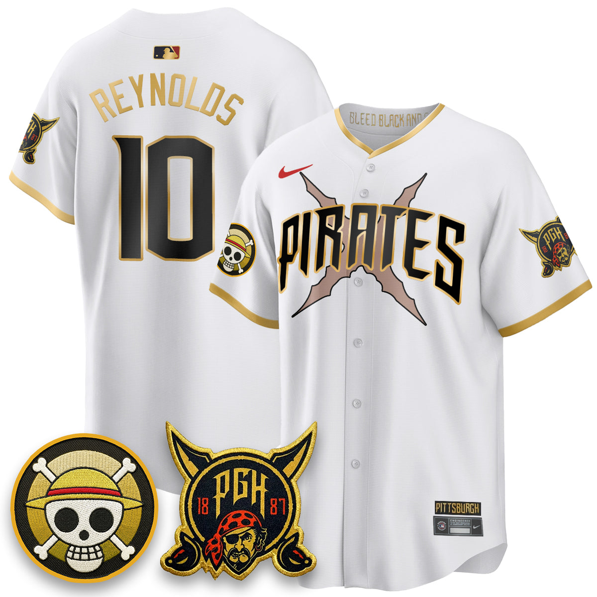 Pittsburgh Pirates 2026 City Connect x OP Vapor Limited Jersey - Stitched