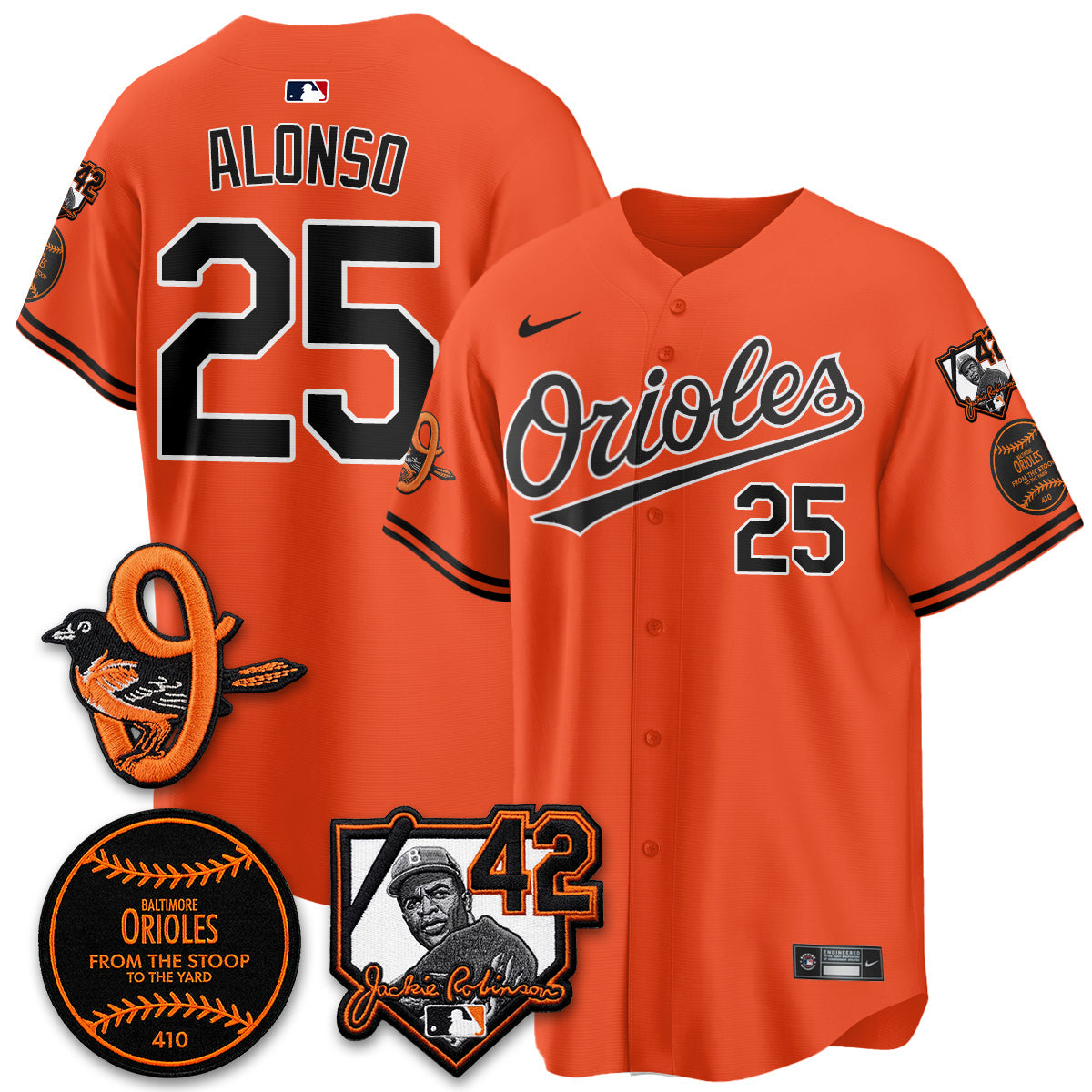 Baltimore Orioles 2026 Jackie Robinson Day Vapor Limited Jersey - Stitched-Cuztomshoes