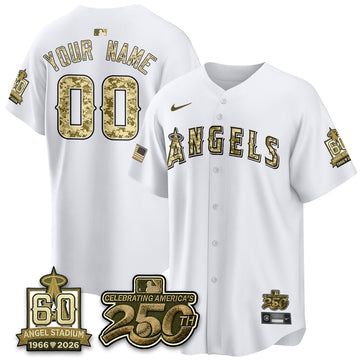 Los Angeles Angels Salute to Service 2026 Vapor Limited Custom Jersey - Stitched-Cuztomshoes