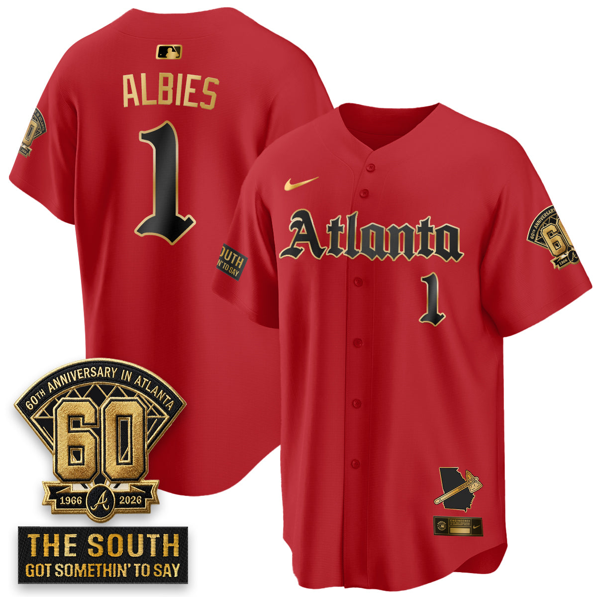 Atlanta Braves 2026 Gothic Edition Vapor Limited Jersey - Stitched V2