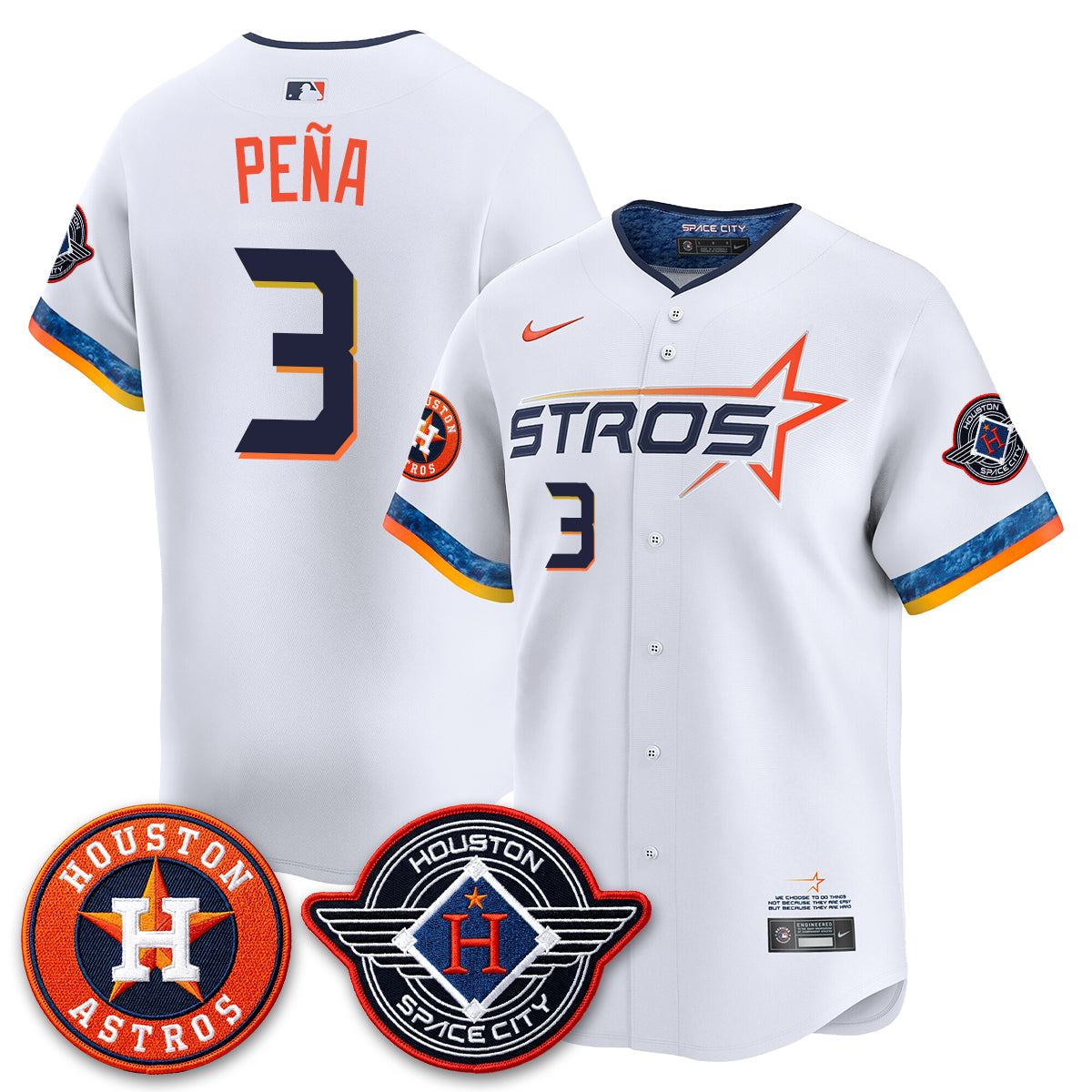 Houston Astros 2026 Space City Vapor Limited Jersey - Stitched-Cuztomshoes