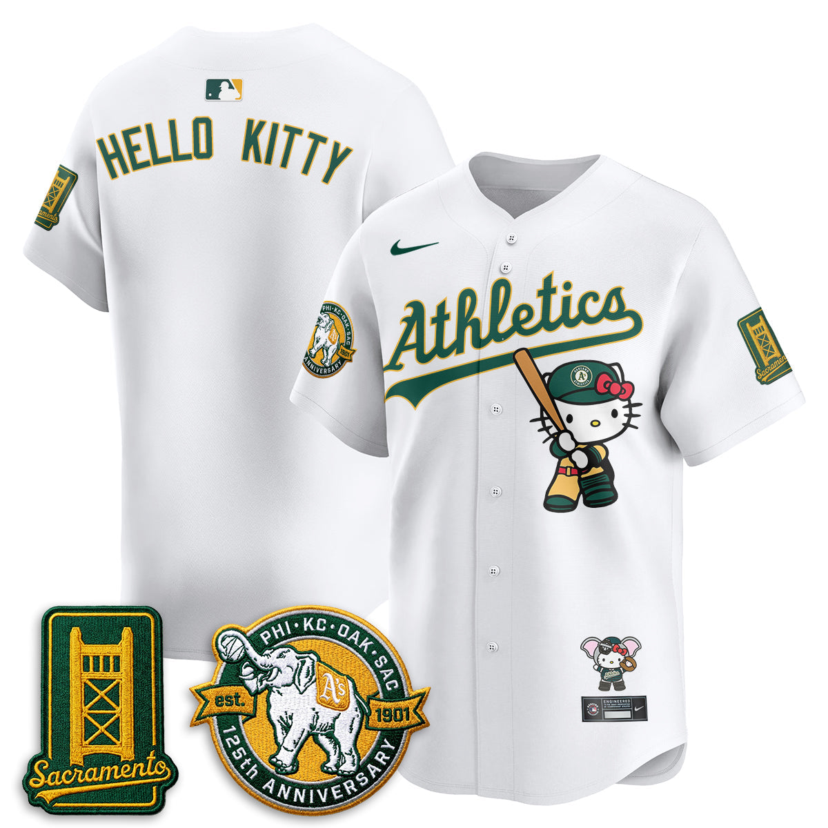 Athletics x Meow KT 2026 Vapor Limited Jersey - Stitched