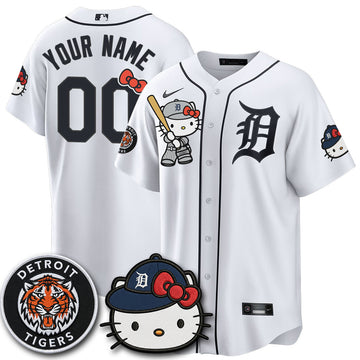 Detroit Tigers x Meow KT Edition Vapor Limited Custom Jersey - Stitched