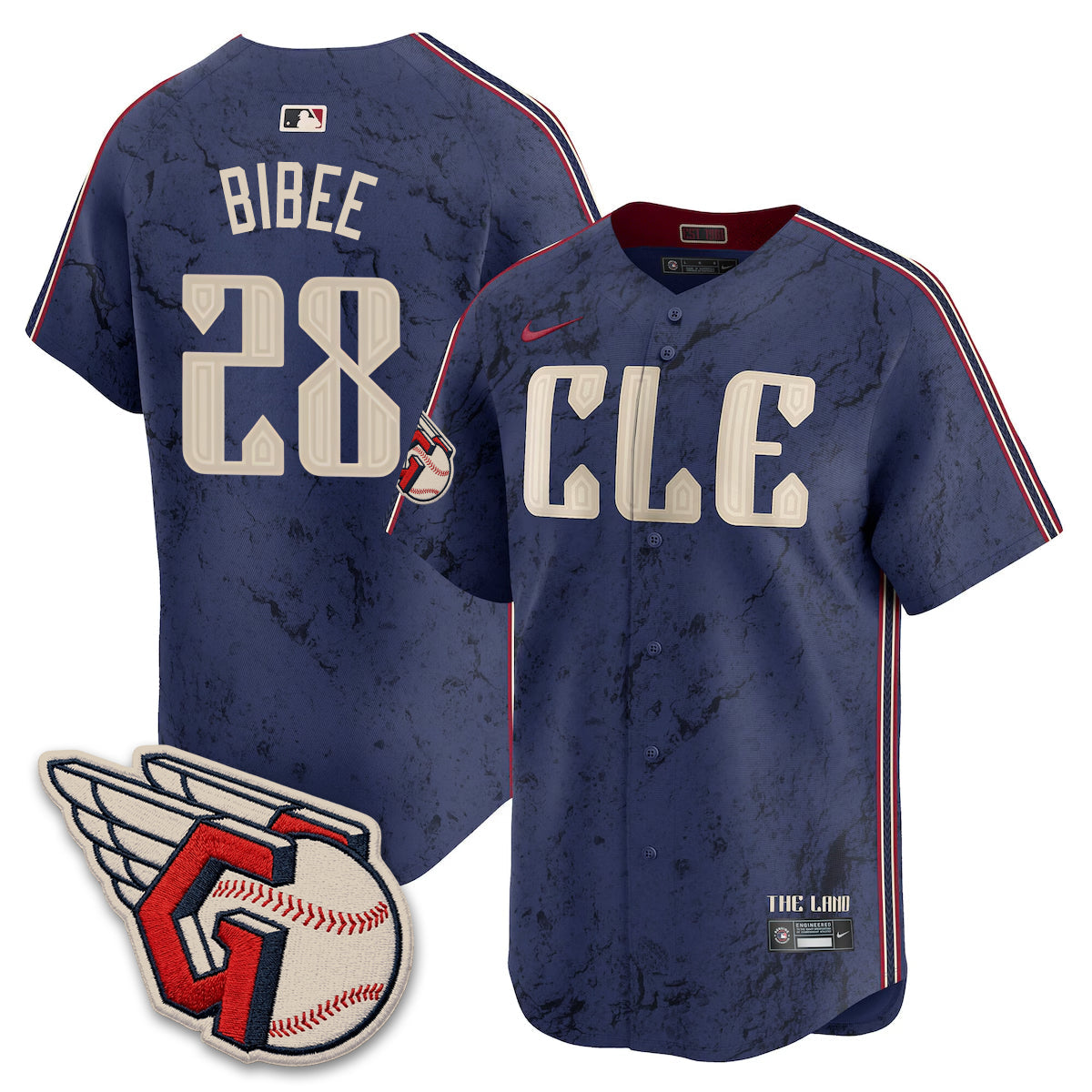 Cleveland Guardians 2026 Black Out Style Limited Vapor Jersey - Stitched