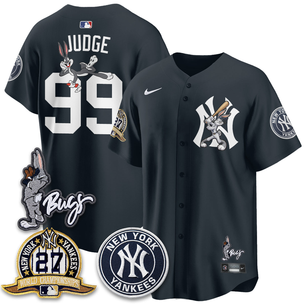 New York Yankees Bunny Vapor Limited Jersey - Stitched