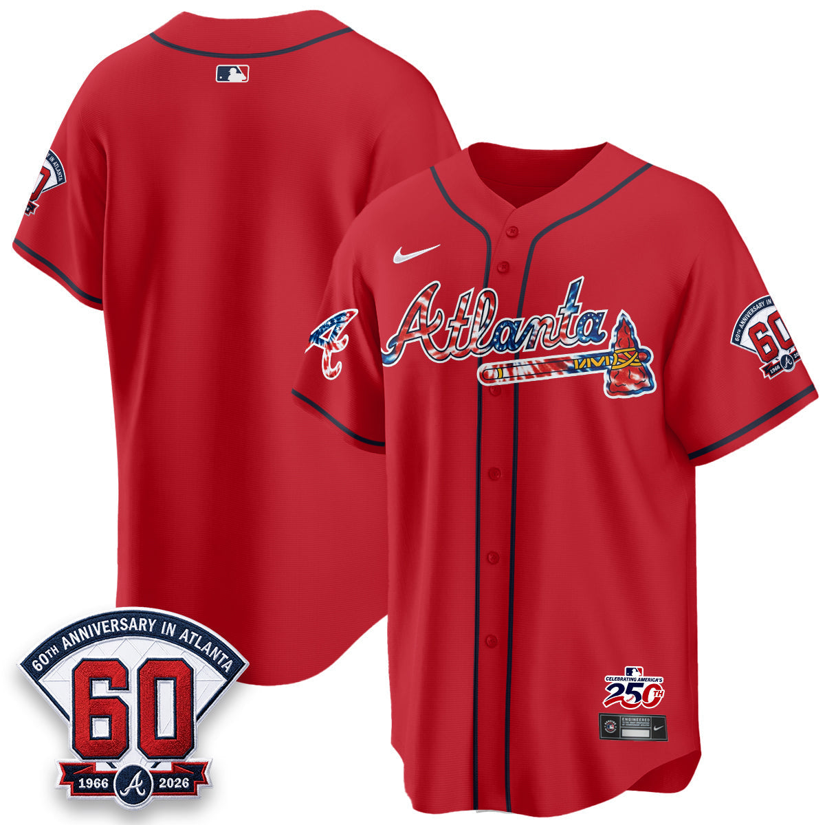 Atlanta Braves Americana 2026 Vapor Limited Jersey - Stitched