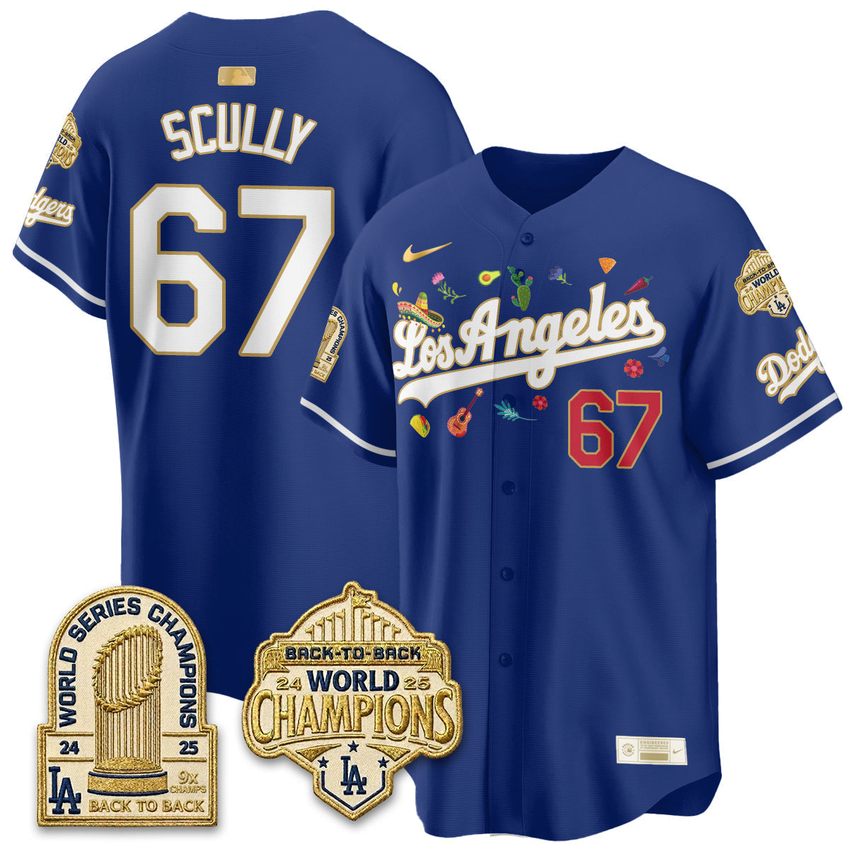 Los Angeles Dodgers Mexican Heritage 2026 Premier Limited Vapor Jersey - Stitched-Cuztomshoes