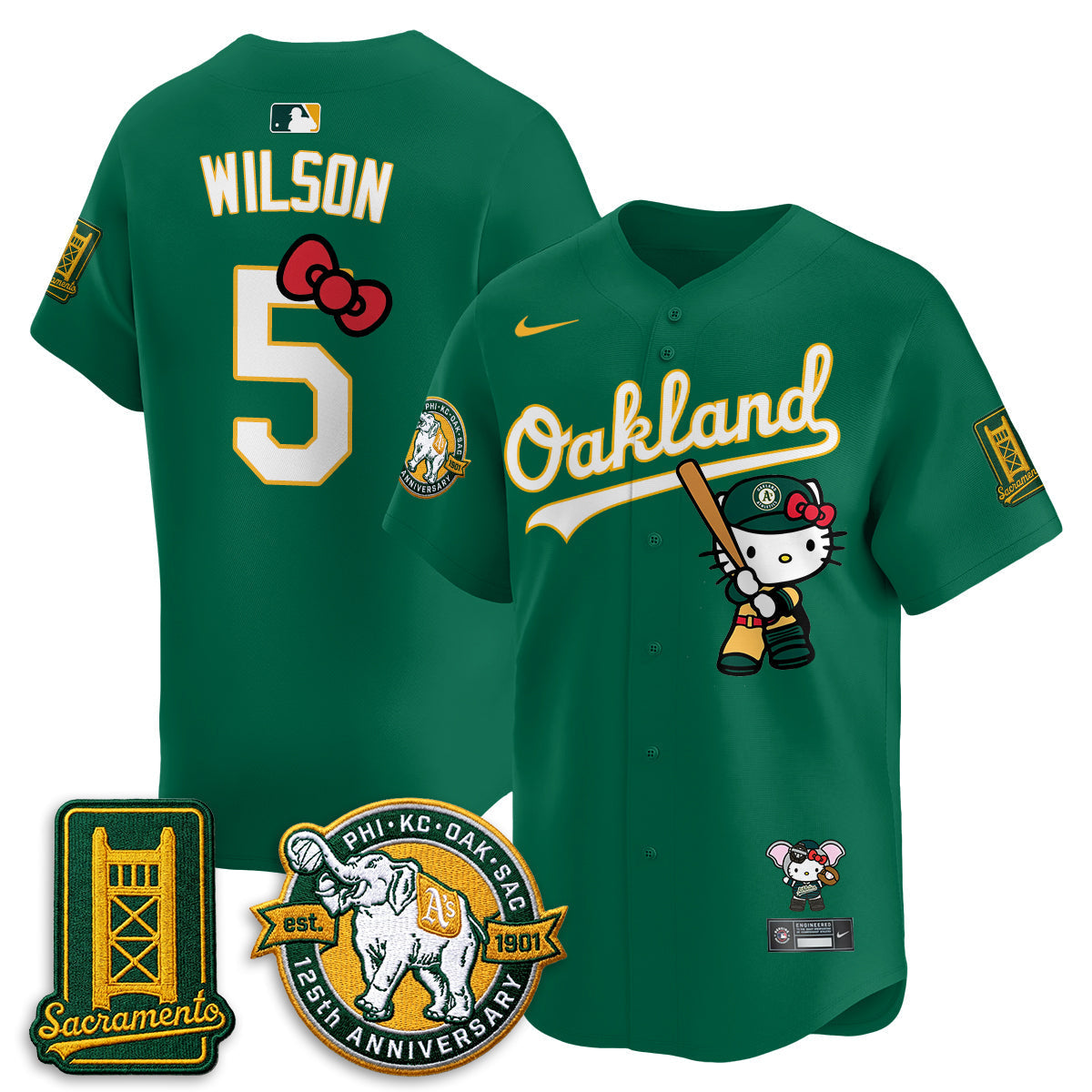 Athletics x Meow KT 2026 Vapor Limited Jersey - Stitched