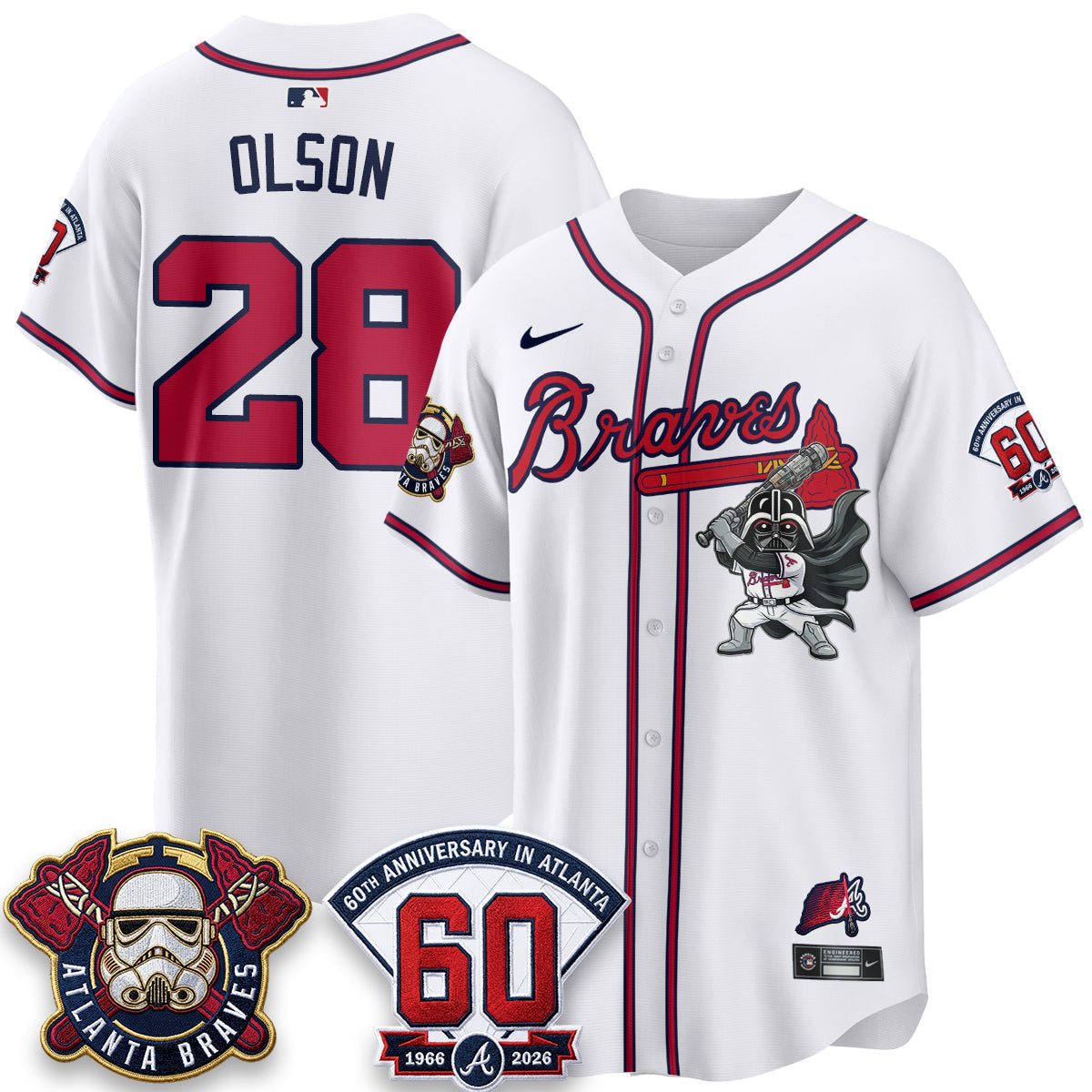 Atlanta Braves x SW Vapor Limited Jersey - Stitched