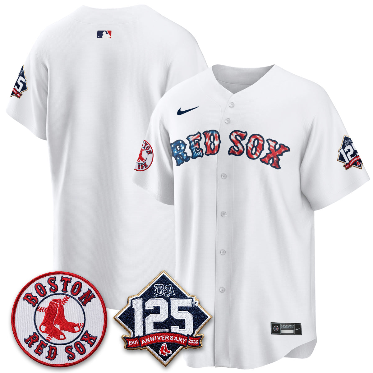 Boston Red Sox Americana 2026 Vapor Limited Jersey - Stitched