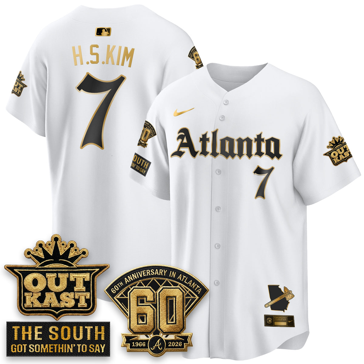 Atlanta Braves 2026 Gothic Edition Vapor Limited Jersey - Stitched