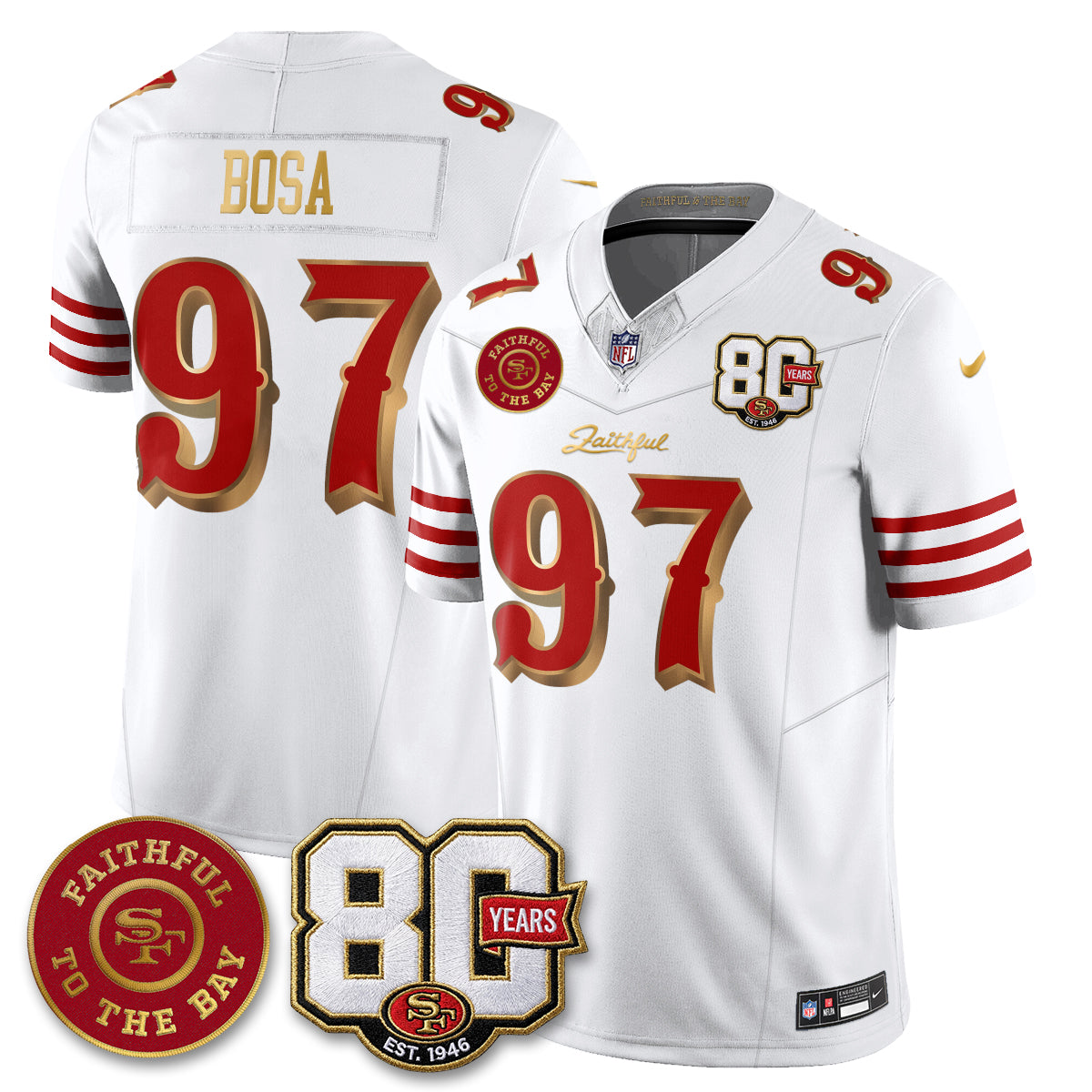 San Francisco Giants “Rivalries” Vapor Limited Jersey - Faithful To The Bay Patch - Stitched