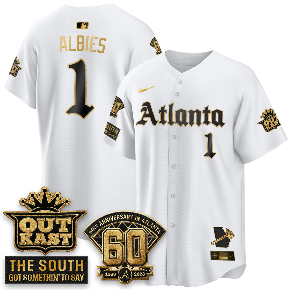 Atlanta Braves 2026 Gothic Edition Vapor Limited Jersey - Stitched