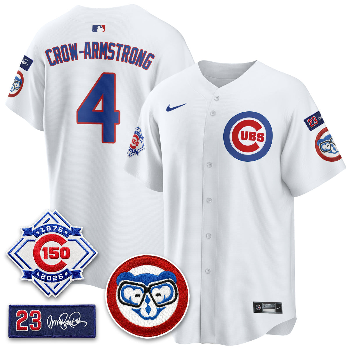 Chicago Cubs 150th Anniversary Holy Cow Vapor Premier Limited Jersey - Stitched