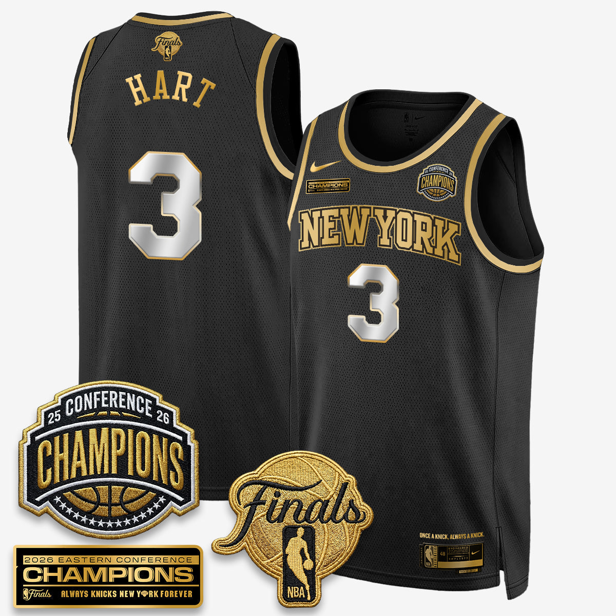 New York Knicks 2026 Basketball Eastern Conference Champions Vapor Special Edition Jersey - Stitched-Cuztomshoes