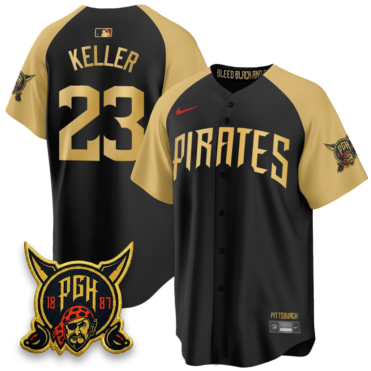 Pittsburgh Pirates 2026 City Connect Vapor Limited Jersey - Stitched