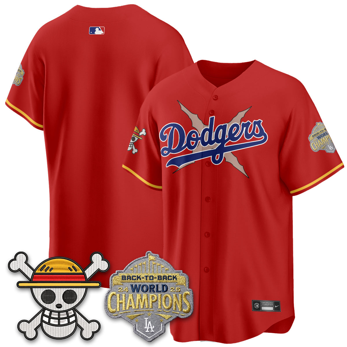 Los Angeles Dodgers x OP Vapor Jersey -Stitched V2-Cuztomshoes