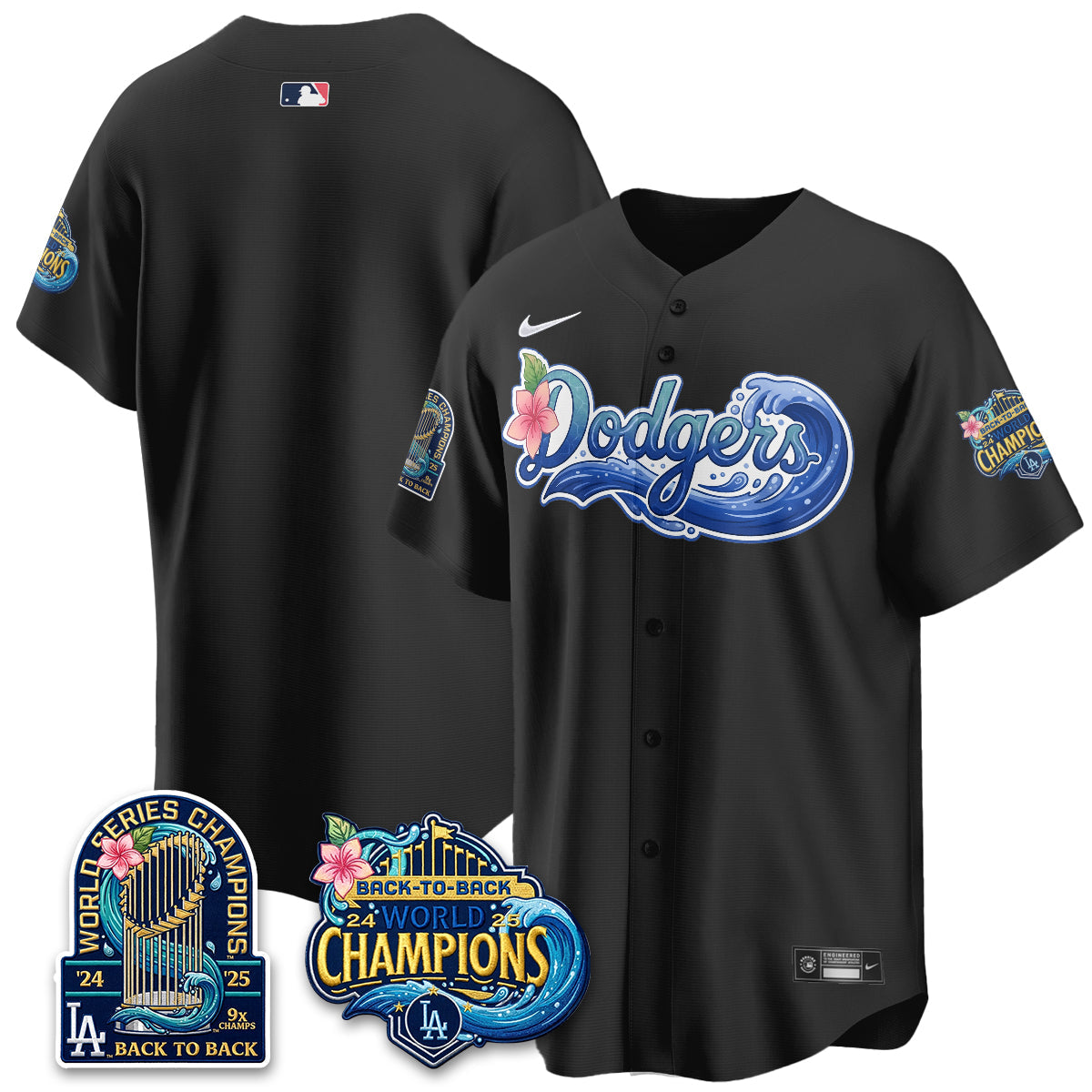 Los Angeles Dodgers Aloha Spirit Vapor Limited Jersey - Stitched-Cuztomshoes