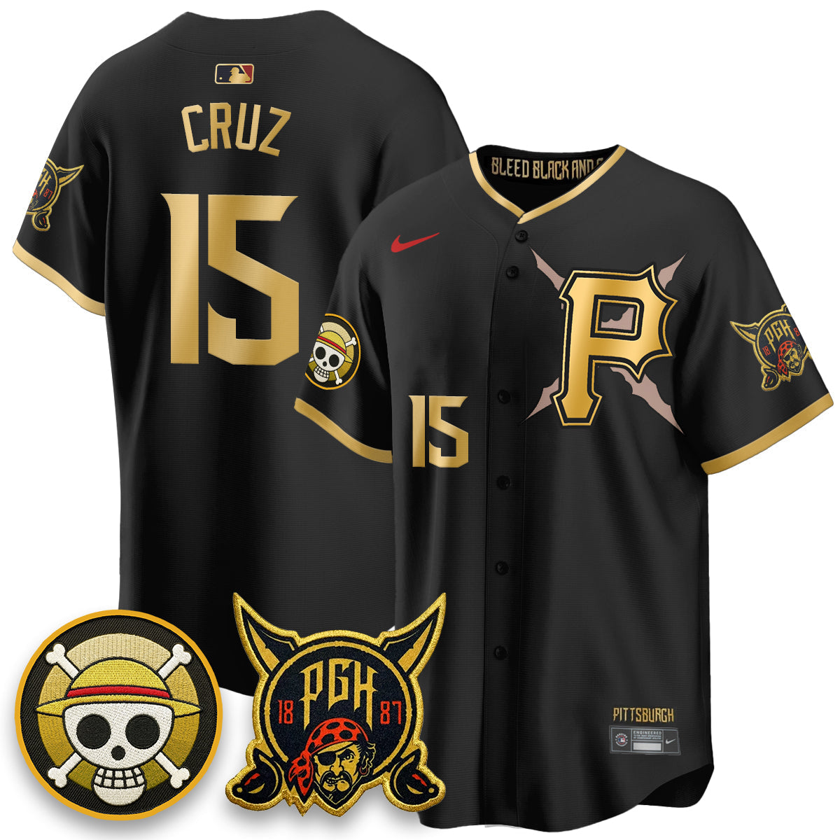 Pittsburgh Pirates 2026 City Connect x OP Vapor Limited Jersey - Stitched