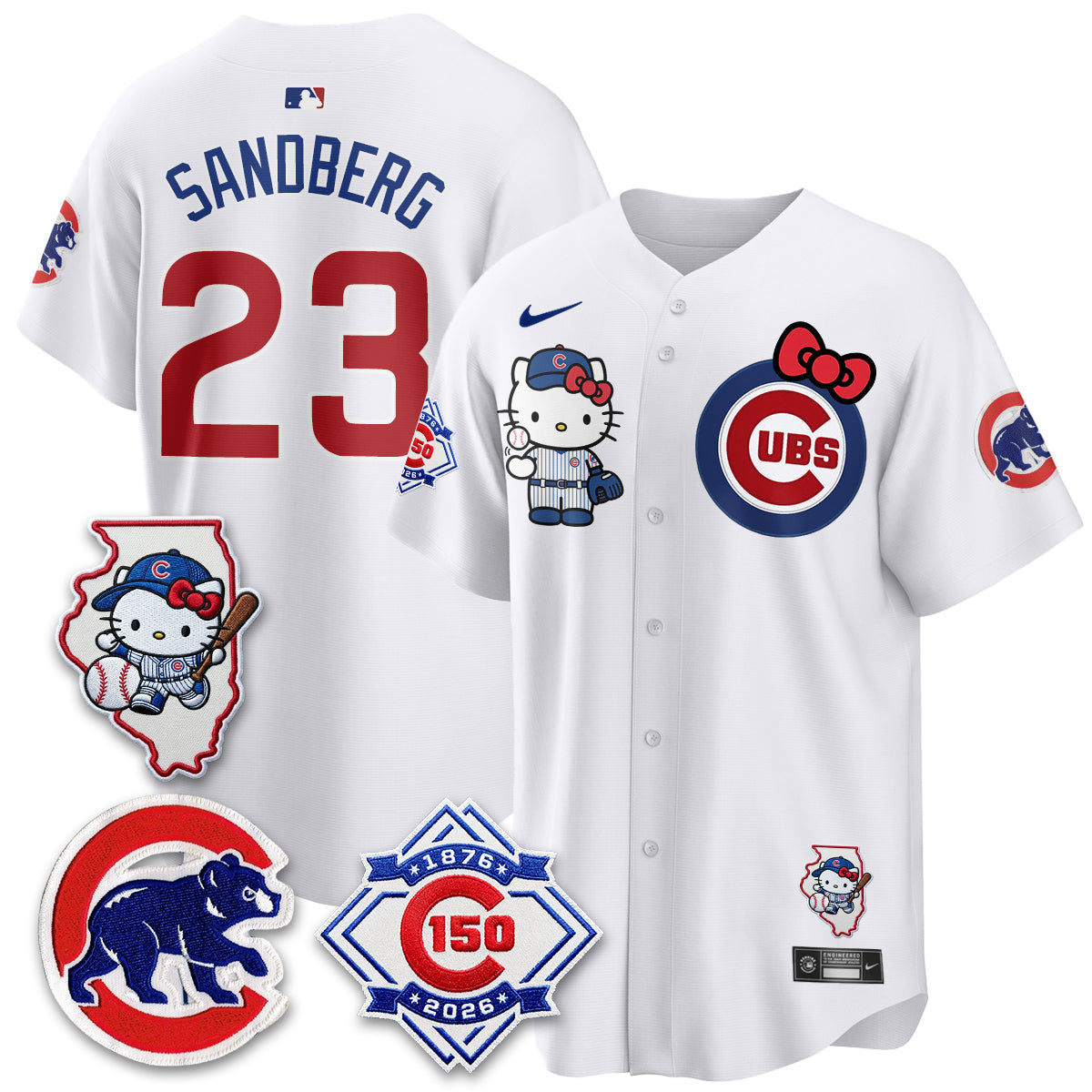 Chicago Cubs x Meow KT Vapor Premier Limited Jersey - Stitched V2