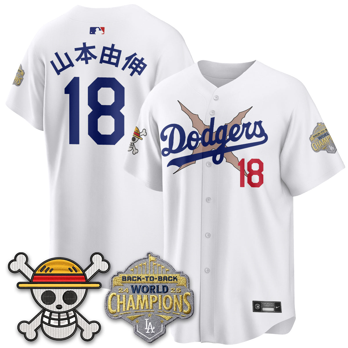 Los Angeles Dodgers x OP Vapor Jersey -Stitched V2-Cuztomshoes