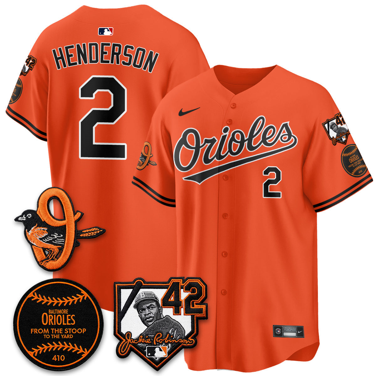 Baltimore Orioles 2026 Jackie Robinson Day Vapor Limited Jersey - Stitched-Cuztomshoes