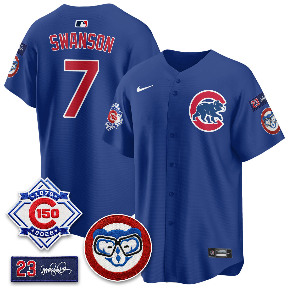 Chicago Cubs 150th Anniversary Holy Cow Vapor Premier Limited Jersey - Stitched