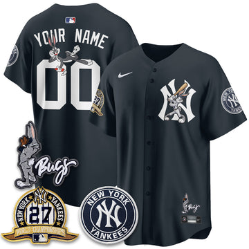 New York Yankees Bunny Vapor Limited Custom Jersey - Stitched