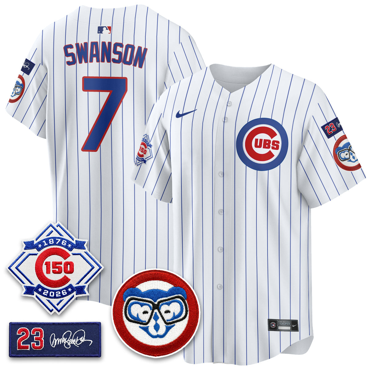 Chicago Cubs 150th Anniversary Holy Cow Vapor Premier Limited Jersey - Stitched