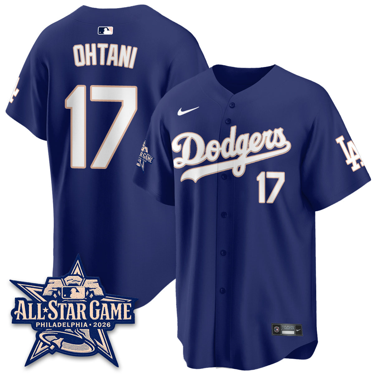 Los Angeles Dodgers All Star Game 2026 Vapor Jersey - Stitched-Cuztomshoes