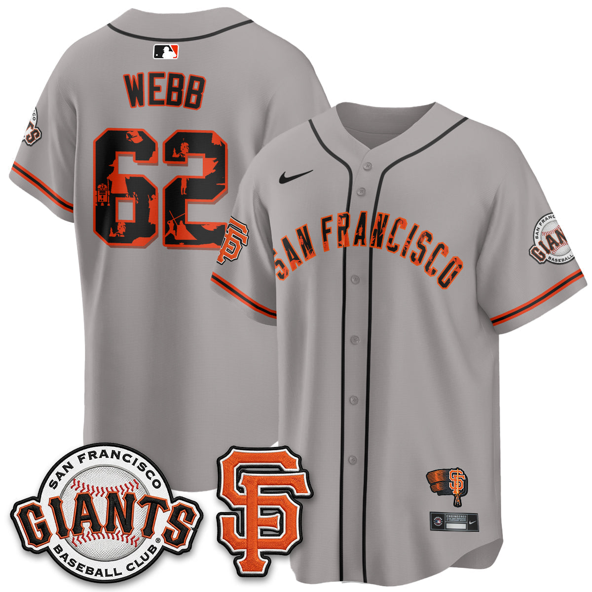 San Francisco Giants 2026 SW Vapor Limited Jersey - Stitched