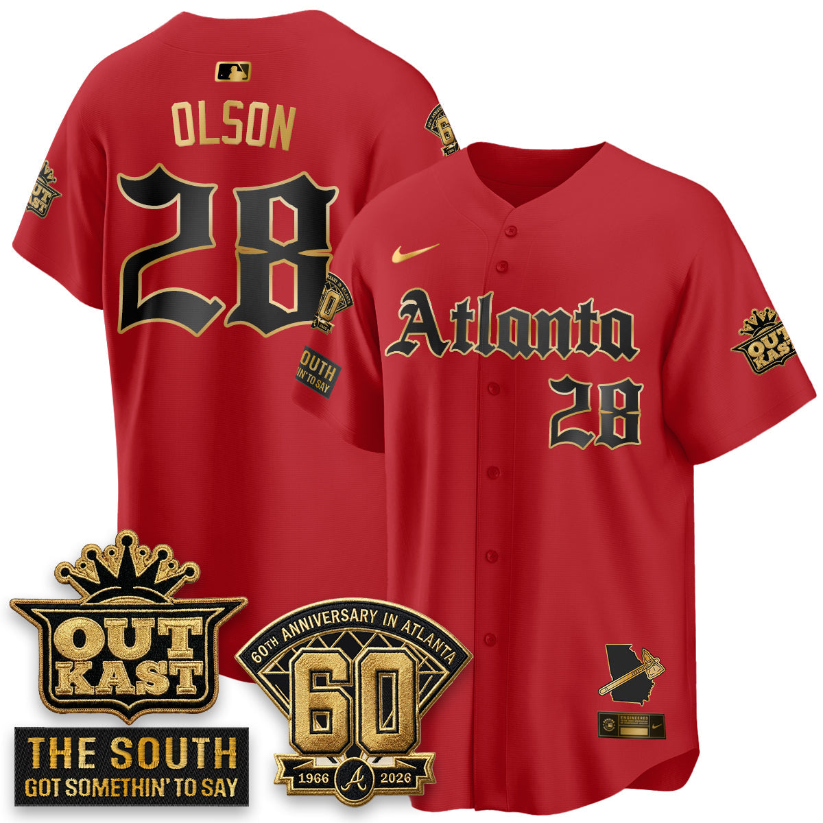 Atlanta Braves 2026 Gothic Edition Vapor Limited Jersey - Stitched