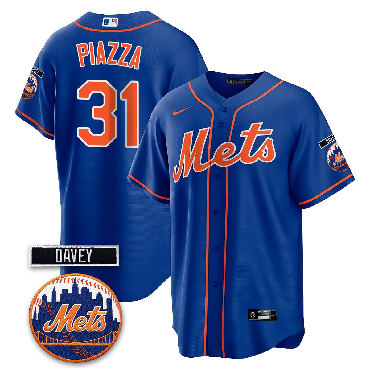 New York Mets 2026 Davey Johnson Memorial Vapor Limited Jersey - Stitched