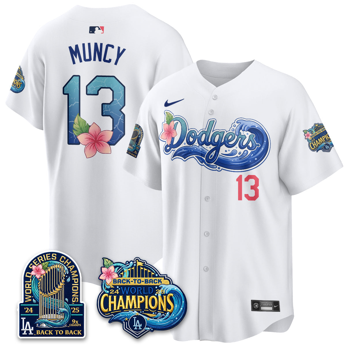 Los Angeles Dodgers Aloha Spirit Vapor Limited Jersey - Stitched-Cuztomshoes