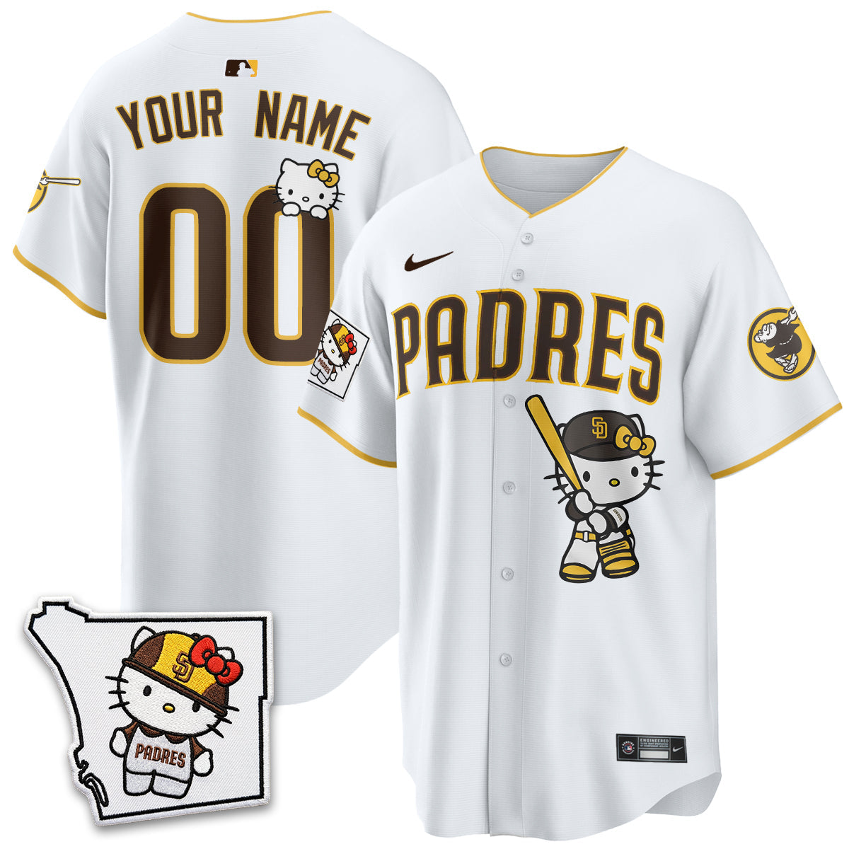 San Diego Padres x Meow KT Vapor Limited Custom Jersey - Stitched V2