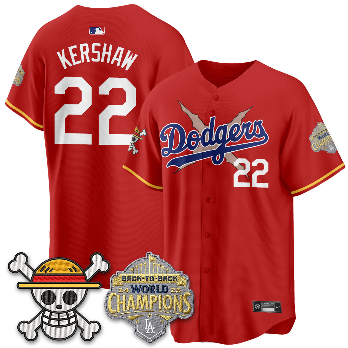 Los Angeles Dodgers x OP Vapor Jersey -Stitched V2-Cuztomshoes