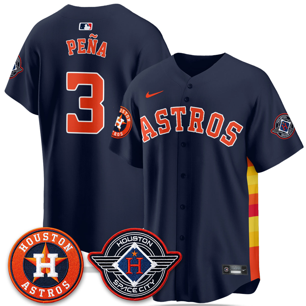 Houston Astros 2026 Space City Vapor Limited Jersey - Stitched-Cuztomshoes
