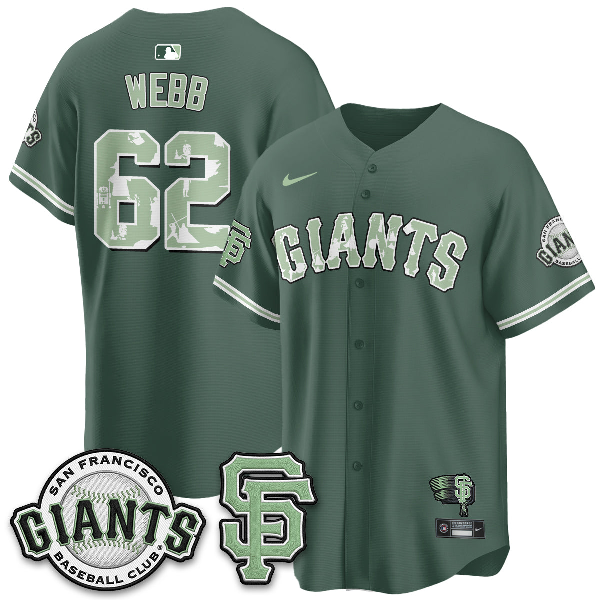 San Francisco Giants 2026 SW Vapor Limited Jersey - Stitched