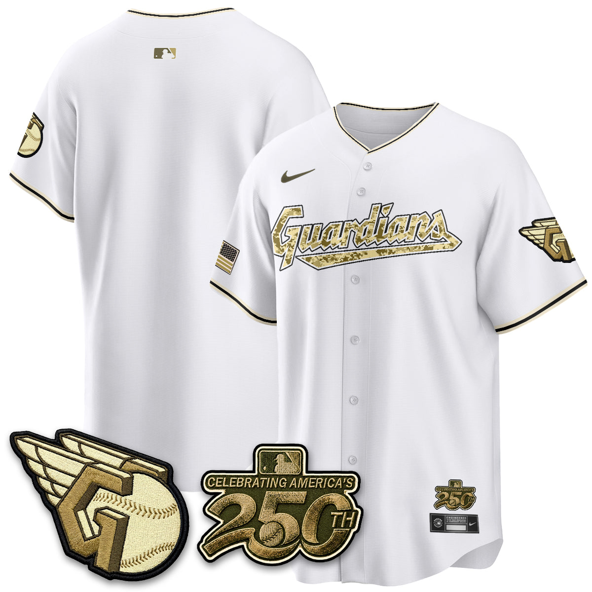 Cleveland Guardians Salute to Service 2026 Vapor Limited Jersey - Stitched
