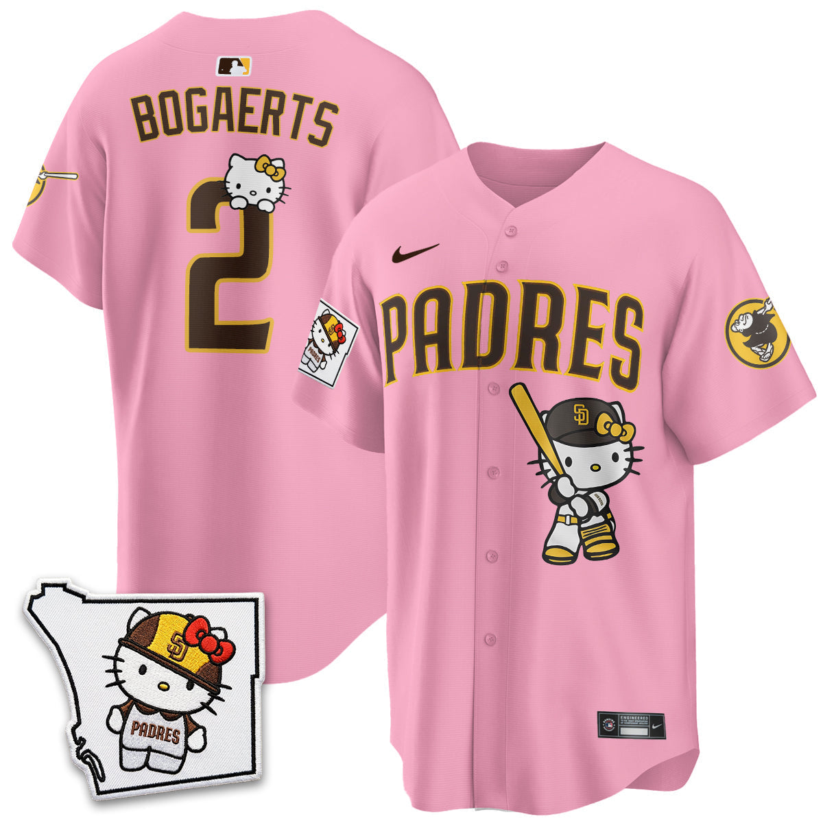 San Diego Padres x Meow KT Vapor Limited Jersey - Stitched V2