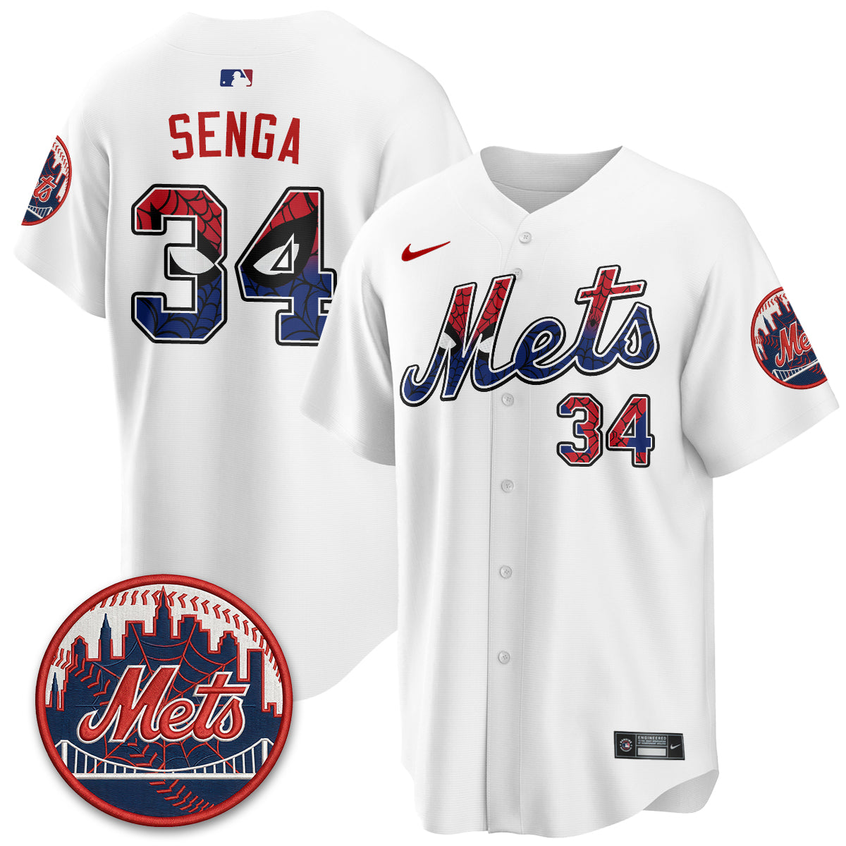 New York Mets x Web-Head Vapor Premier Limited Jersey - Stitched V2