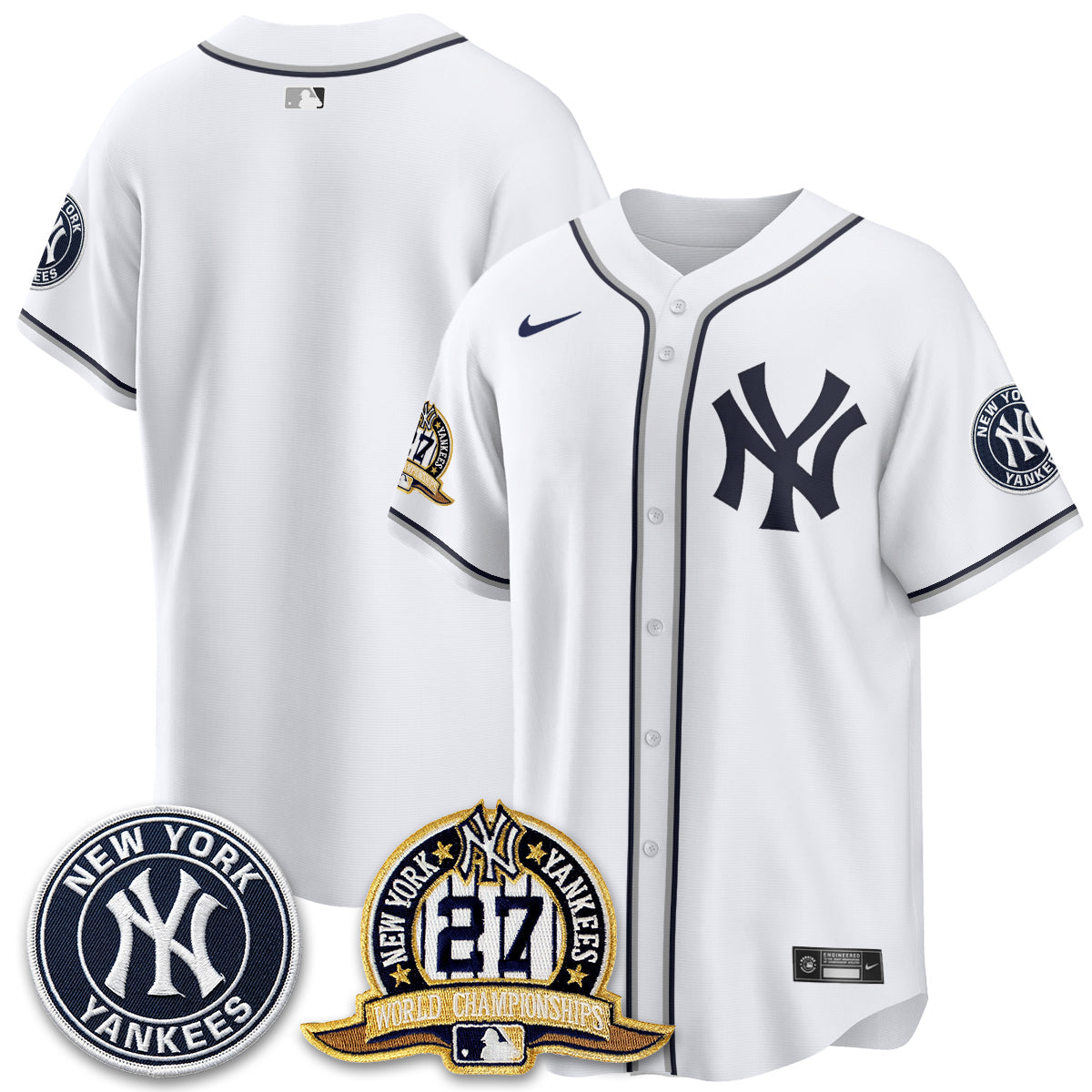 New York Yankees 2026 Black Out Style Vapor Limited Jersey - Stitched