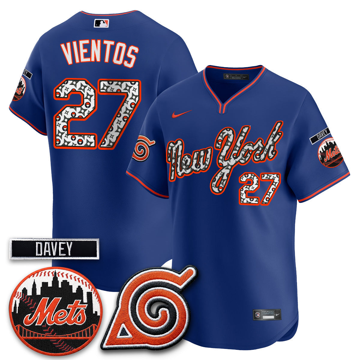 New York Mets x Naruto Nights 2026 Vapor Limited Jersey - Stitched V2