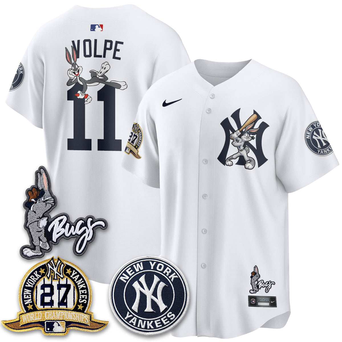 New York Yankees Bunny Vapor Limited Jersey - Stitched