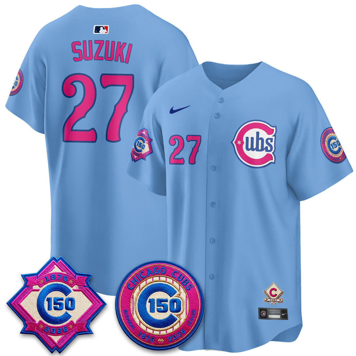 Chicago Cubs x "Graduation" Vapor Limited Jersey - Stitched