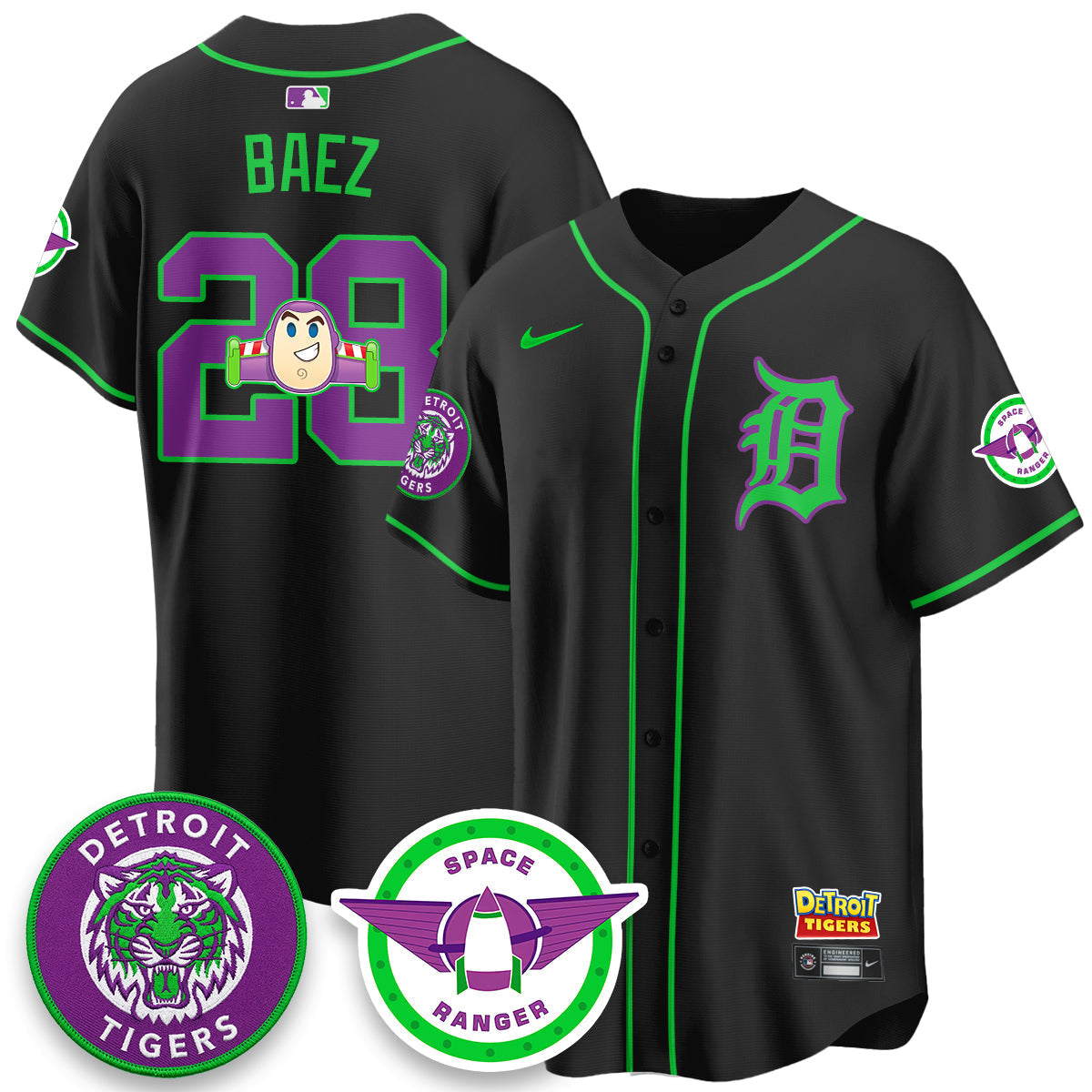 Detroit Tigers 2026 Space Ranger Edition Vapor Limited Jersey - Stitched