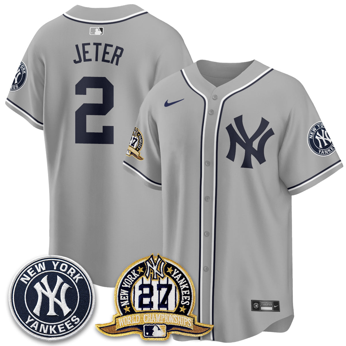 New York Yankees 2026 Black Out Style Vapor Limited Jersey - Stitched
